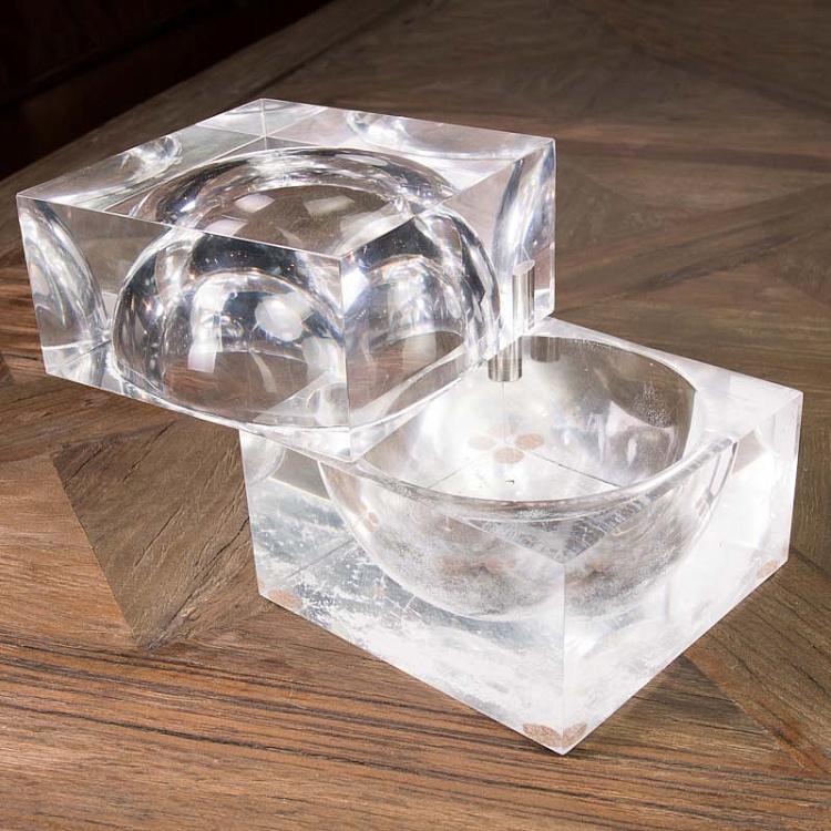 Статуэтка Элегантный куб со сферой внутри, S Elegant Cube With Sphere Small