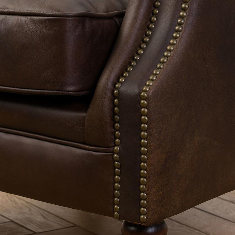 Кресло Джон, красно-коричневые ножки John Armchair, Red Brown Wood D