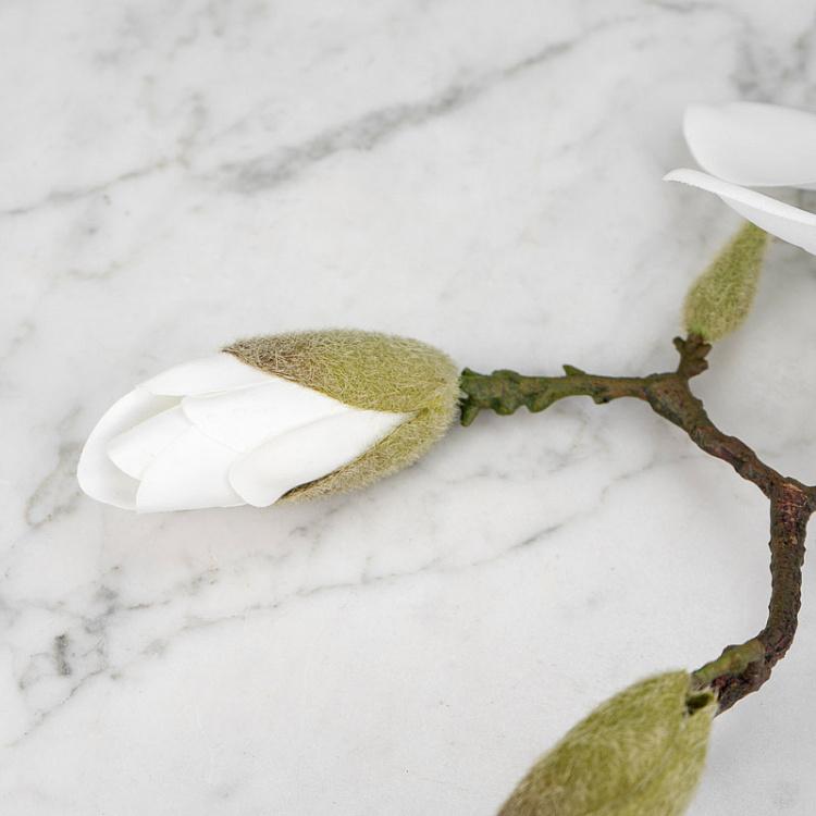 Искусственная магнолия белая Magnolia Branch White 75 cm