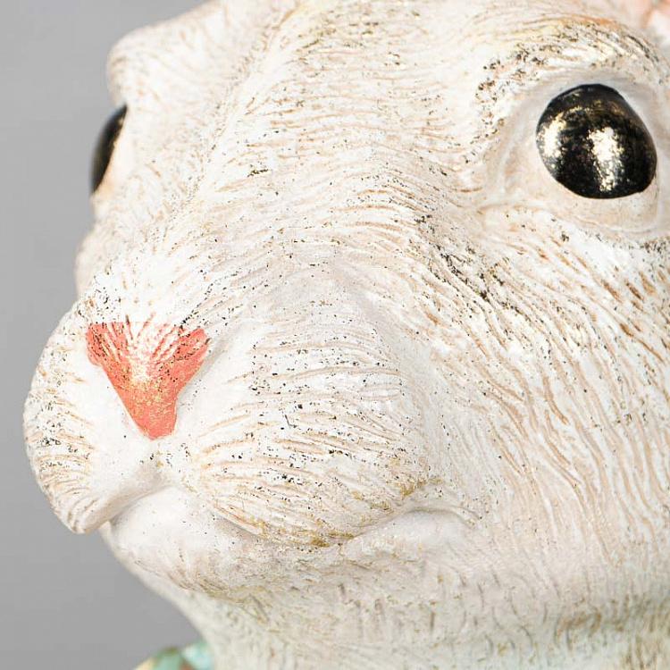 Статуэтка Бюст кролика бирюзовый Rabbit Bust Turquoise