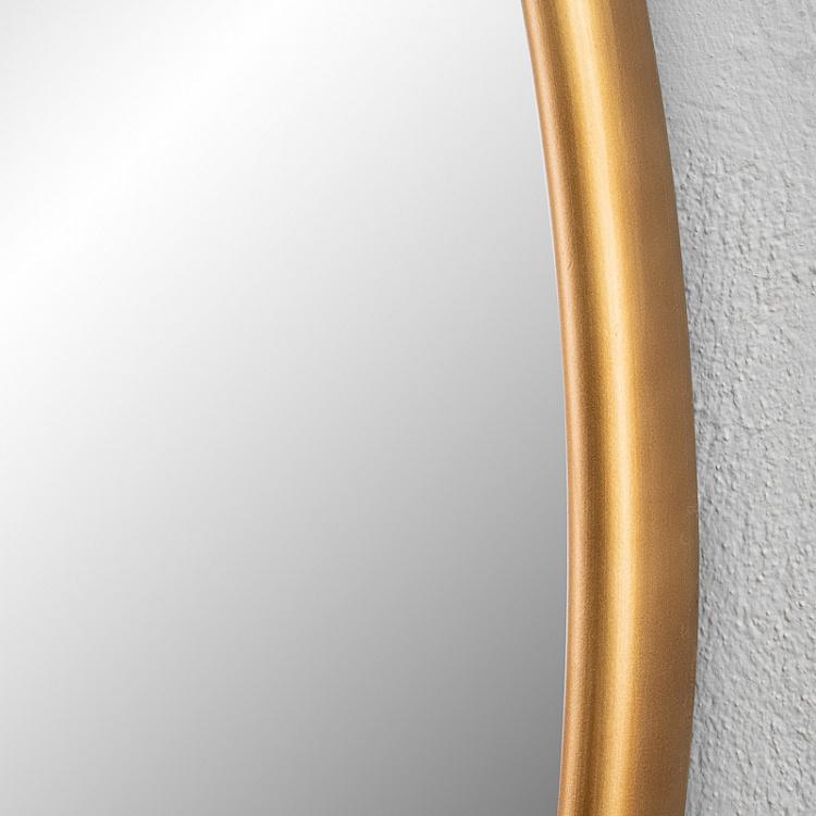 Круглое зеркало Винтажное золото Round Mirror Antique Gold
