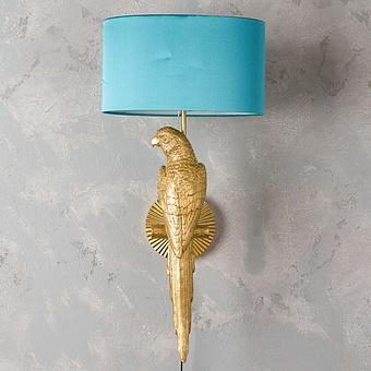 Wall Lamp Parrot Percy With Turquoise Shade discount2