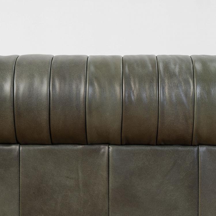 Трёхместный диван Вена Vienna 3 Seater, Black Matt Metal RM