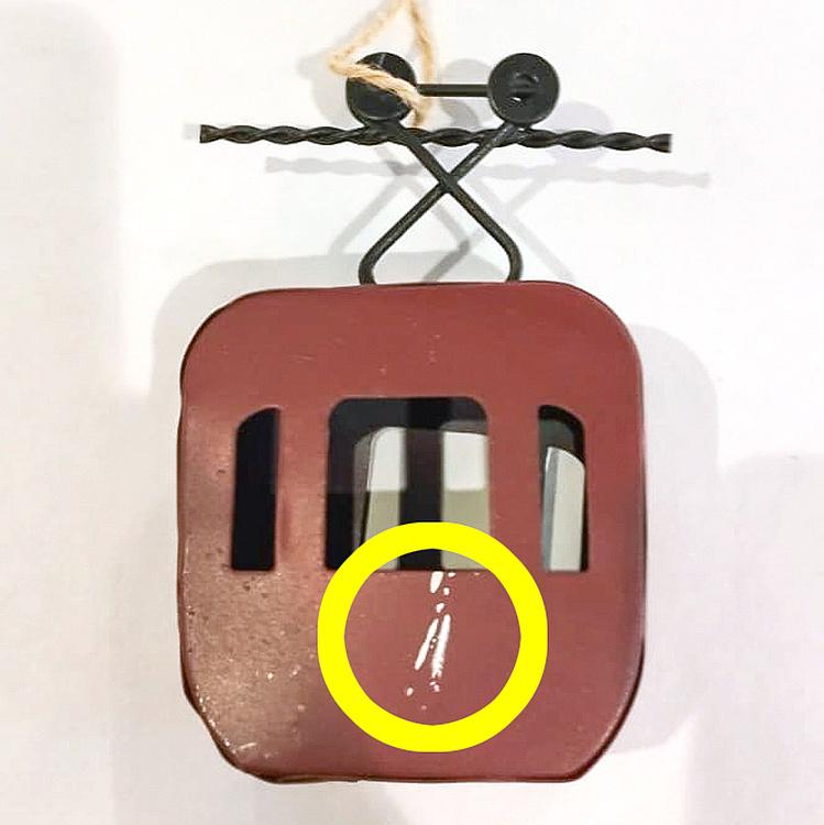 Подвесное украшение Красный фуникулёр Hanging Red Cable Car 11 cm discount