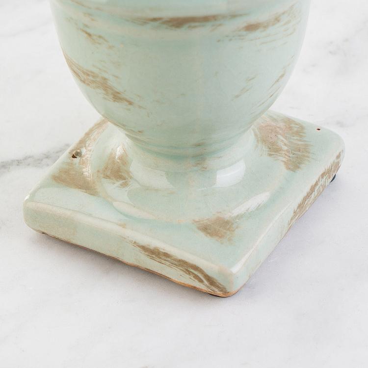 Голубовато-зелёная мини-ваза Медичи, S Medicis Vase Verdigris Small