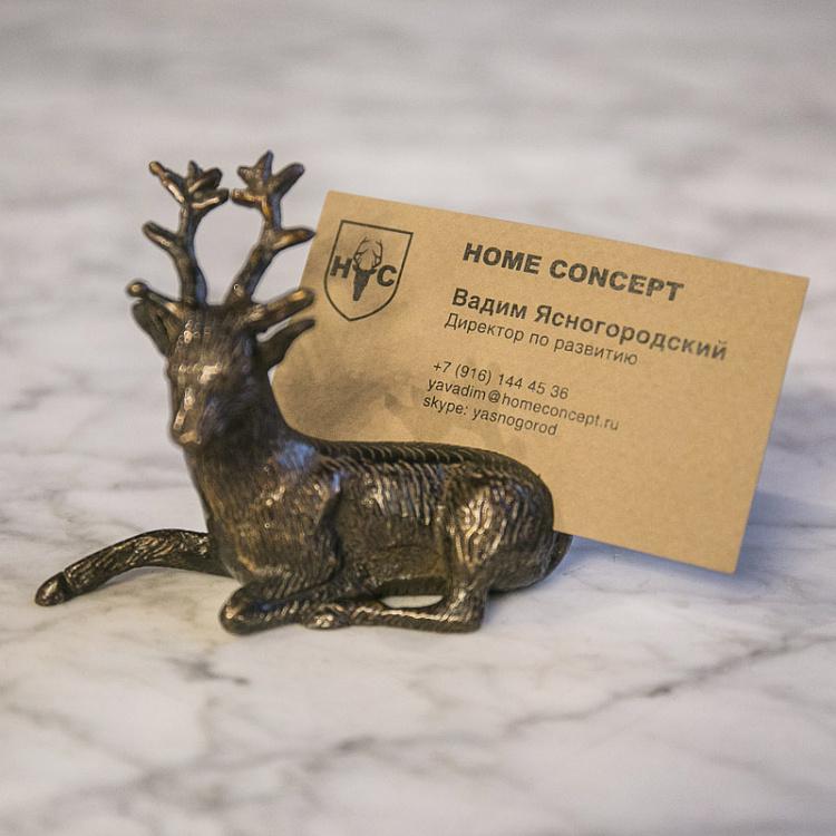Держатель именной карточки Олень Deer Card Holder