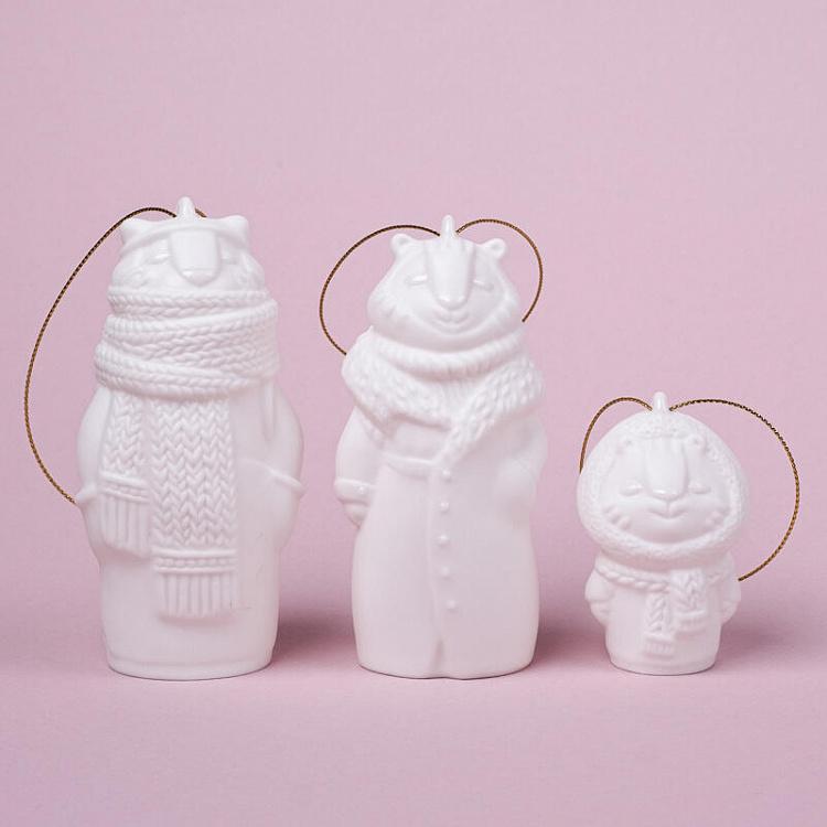 Коллекционная ёлочная игрушка Тигруля Tiger Collectible Toy 7 cm