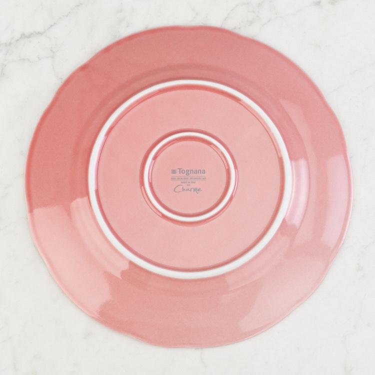 Пудрово-розовая обеденная тарелка Старая Вена, L Vecchio Vienna Dinner Plate Large Powder Pink