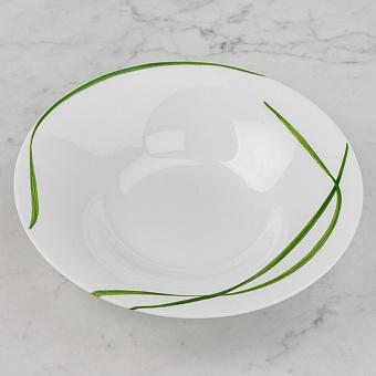 Life In Green Soup Plate