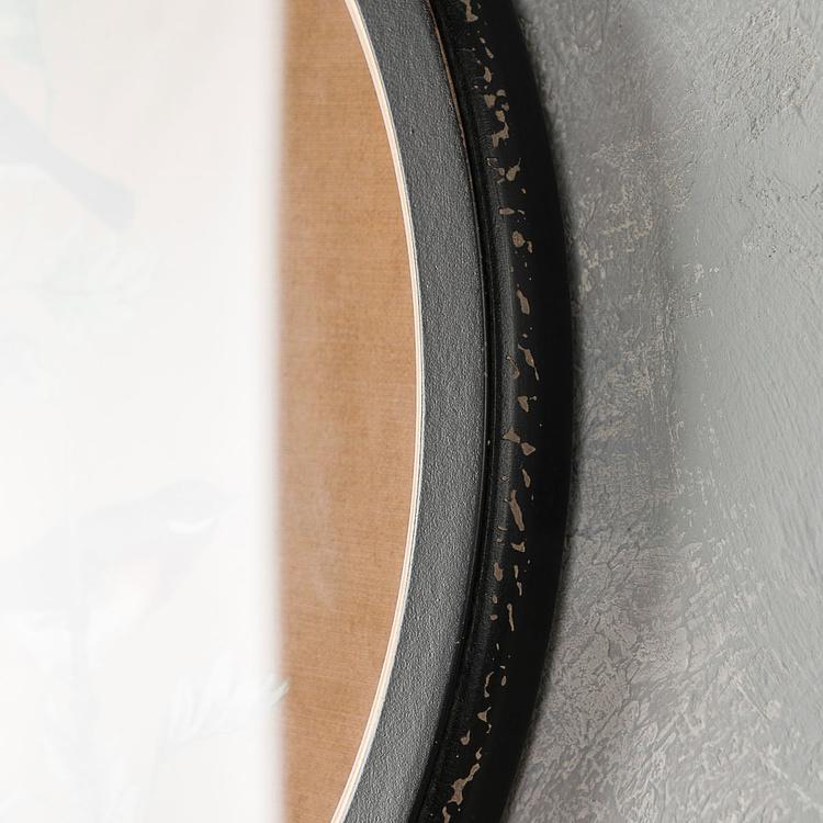 Картина-принт диптих Птицы Филомены Set Of 2 Oval Frames With Birds Philomene