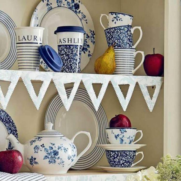 Кофейная пара Китайская роза China Rose Cappuccino Cup And Saucer