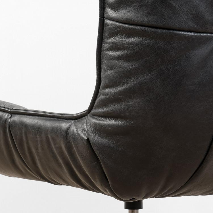 Рабочее кресло Центр, серебристый металл Center Swivel Office Chair, Silver Metal Base RM