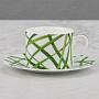 Чайная пара Life In Green Tea Cup And Saucer