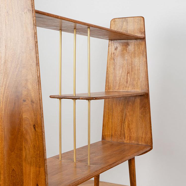 Стеллаж из дерева манго Чаринг Кросс Charing Cross Bookcase Mango Wood