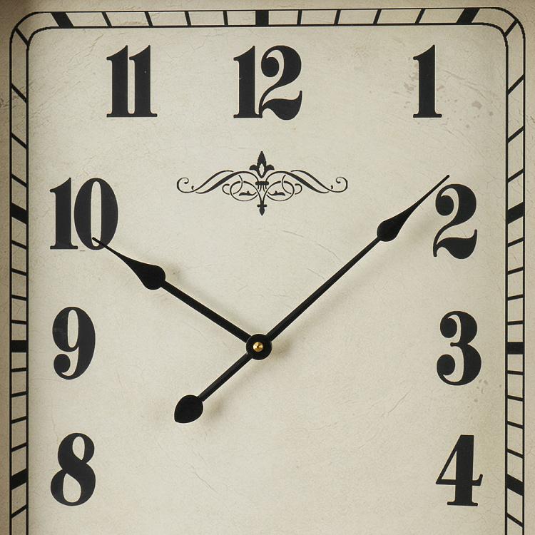 Настенные прямоугольные часы из сосны Rectangular Pine Clock