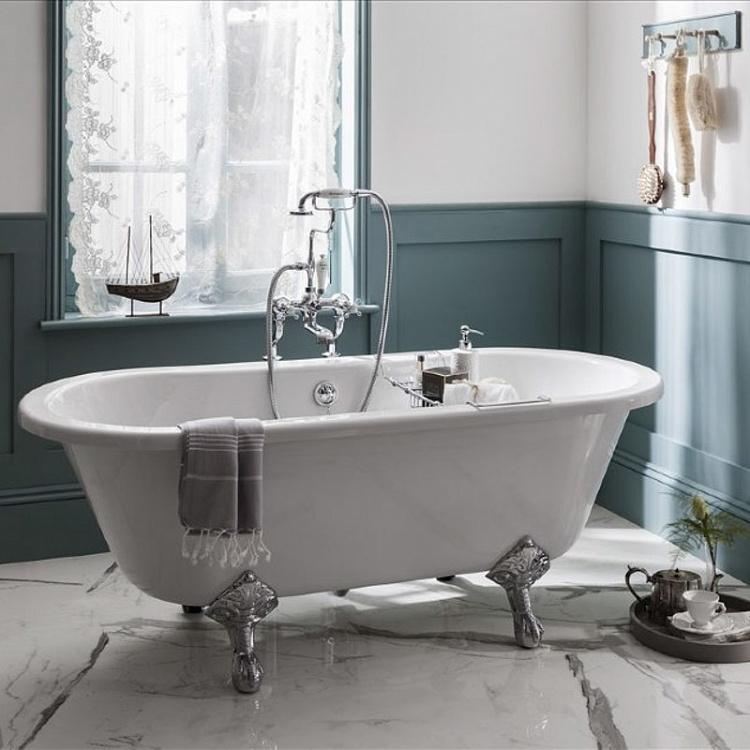 Раздвижная решётка для ванны цвета хром Bath Grate