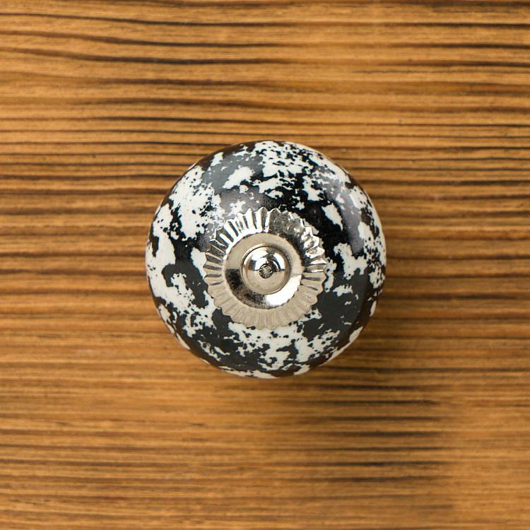 Мебельная ручка в стиле шебби-шик Shabby Chic Black Knob