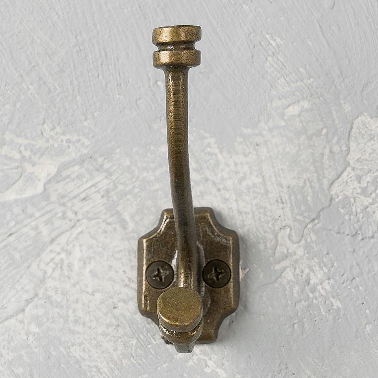 Двухрожковый чугунный крючок Симпл Simple Cast Iron Hook