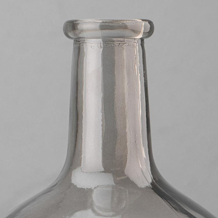 Настольная ваза из серого под изморозь стекла Grey-frosted Glass Table Vase