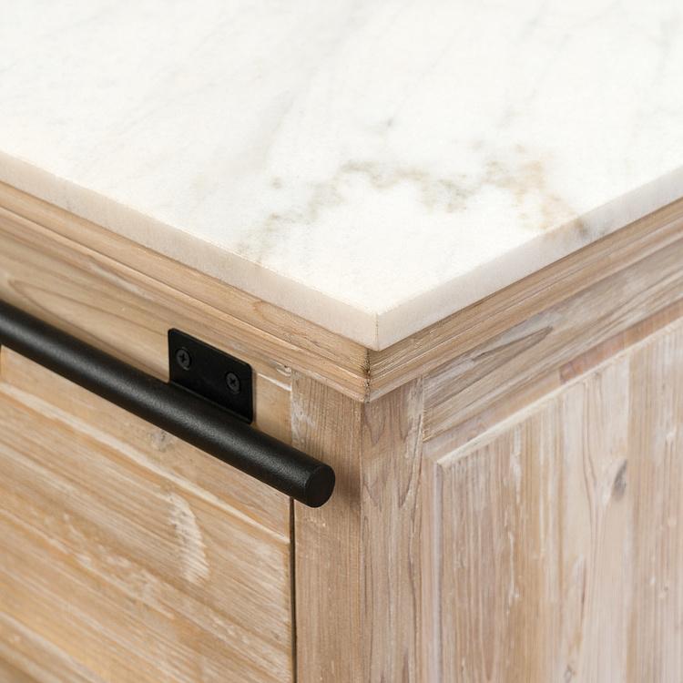 Тумба с раковиной и раздвижной дверью Карелия Karelia Single Vanity With Sliding Door DB