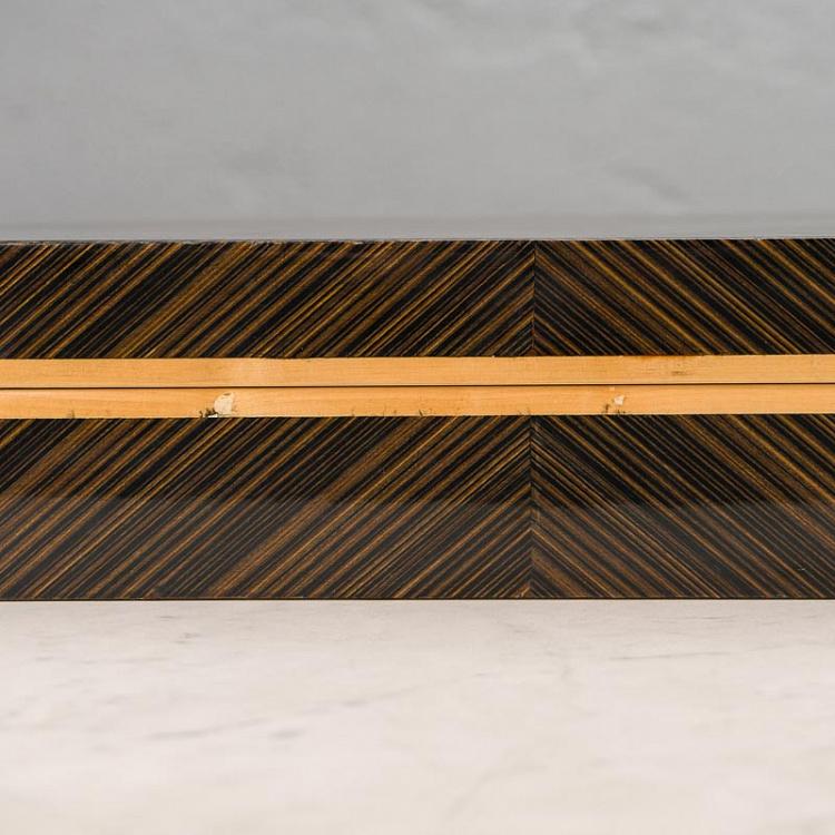 Подарочная коробка из дерева дисконт2 Giftbox Herringbone discount2