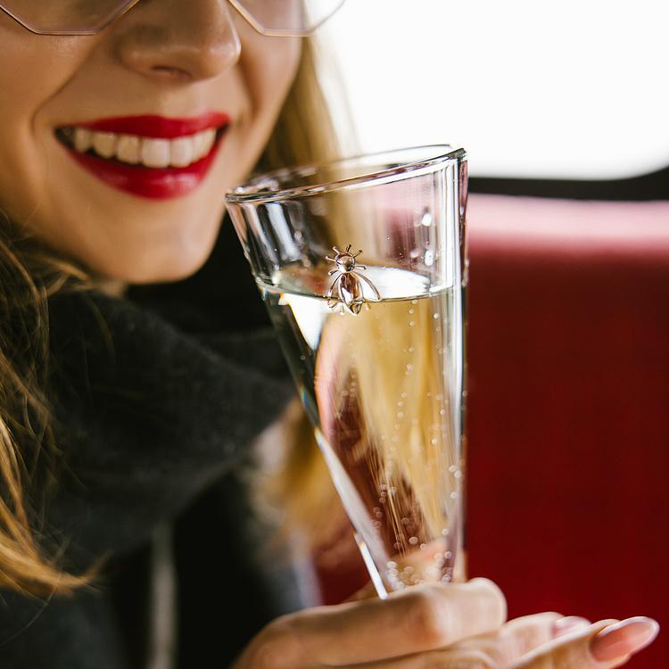 Бокал для шампанского Пчёлы Abeille Champagne