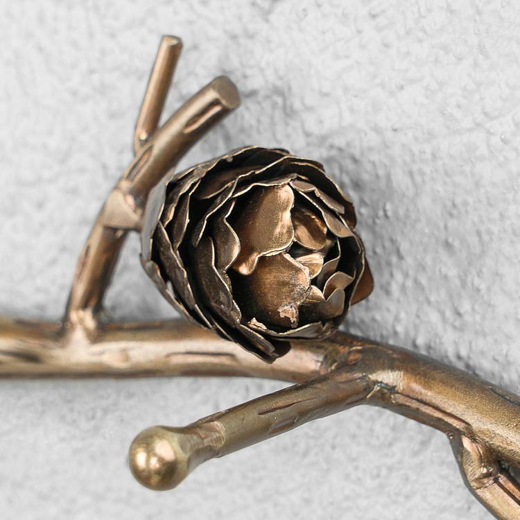 Настенная вешалка с 2 крючками Сосновые шишки Hedonistic Wall Coat Rack 2 Hooks