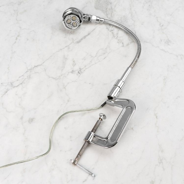 Настольная лампа на струбцине Шарнир Knuckle Joint Clip Lamp