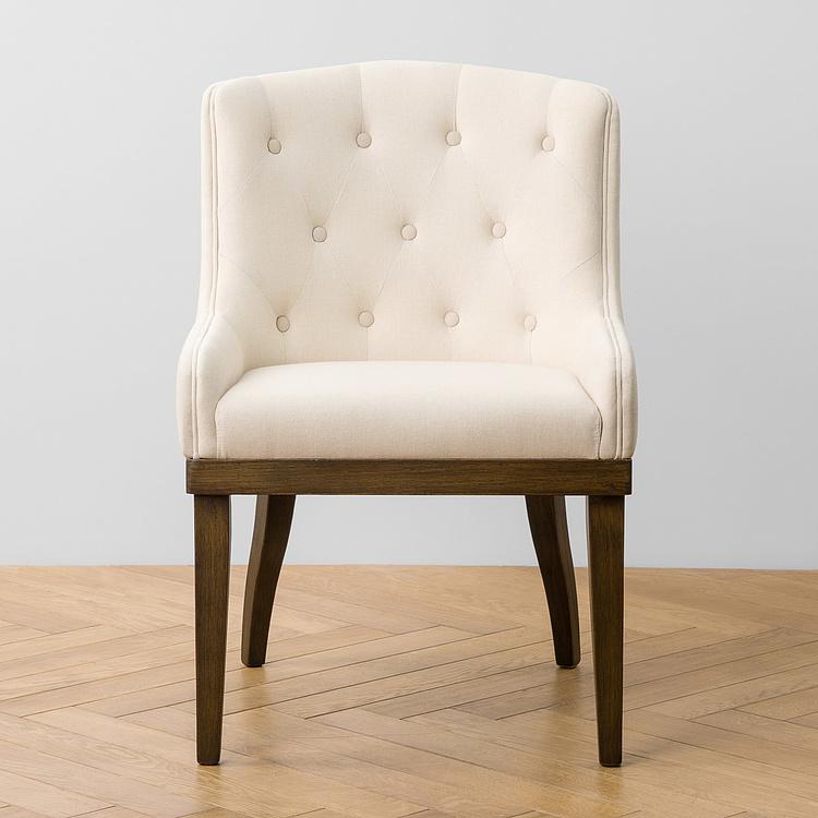 Кресло Маттео, тёмные ножки Matteo Armchair, Ash Dark Brown