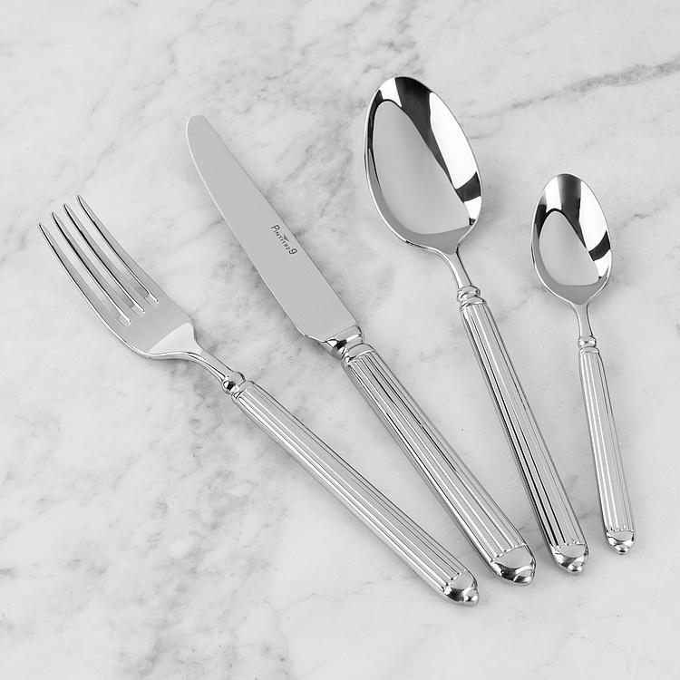 Набор Эллада из 24 столовых приборов на 6 персон по 4 предмета в деревянной коробке Set Of 24 Cutlery Pieces Ellade Wooden Box