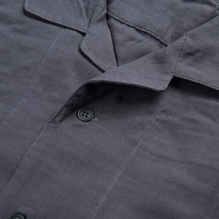 Тёмно-серая пижама из лёгкого хлопка, размер S Crepe Gauze Pajamas Sleep Wear Dark Grey S