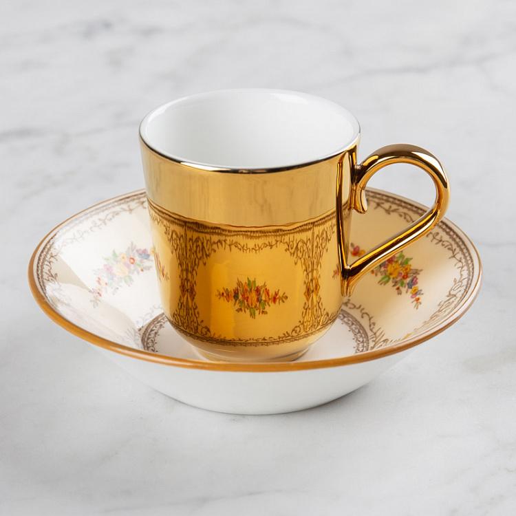 Кофейная пара Reflect Minton 2 золото Reflect Minton 2 Gold