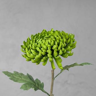 Искусственный цветок Shamrock Chrysanthemum Green 49 cm