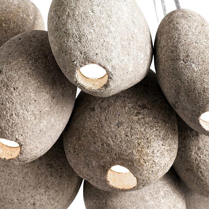 Ga031 Siqiniq 11 Pebble Chandelier Lamp