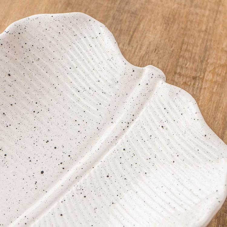 Волнистое сервировочное блюдо-лист Зельда Zelda Plate Leaf Wavy