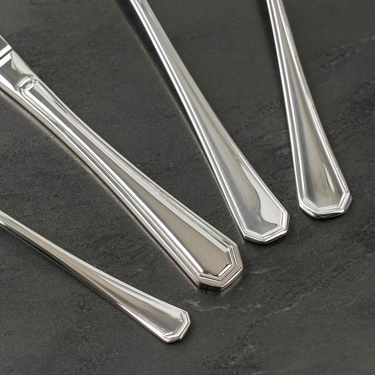 Набор Америка из 24 столовых приборов на 6 персон по 4 предмета в подарочной коробке Лакшери Set Of 24 Cutlery Pieces America Luxury Box