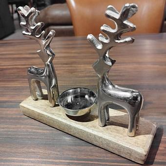 2 Deer Candle Holder discount