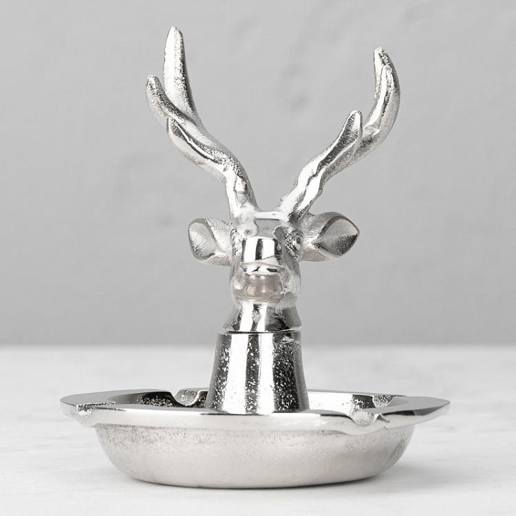 Алюминиевая пепельница с оленем Deer Aluminium Nickel Ashtray