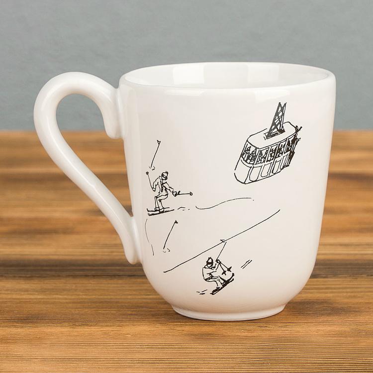 Набор из трёх кружек Горнолыжное путешествие Set Of 3 Mugs Ski Trip