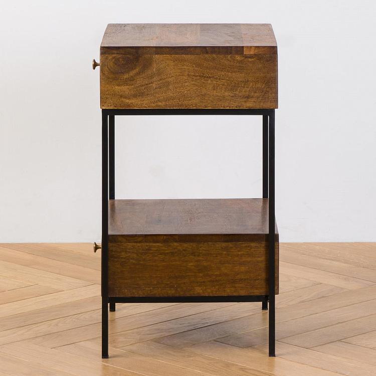 Прикроватный столик с двумя ящиками Арабика Arabica Side Table With 2 Drawers