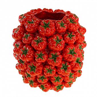 Tomato Red Vase Wide