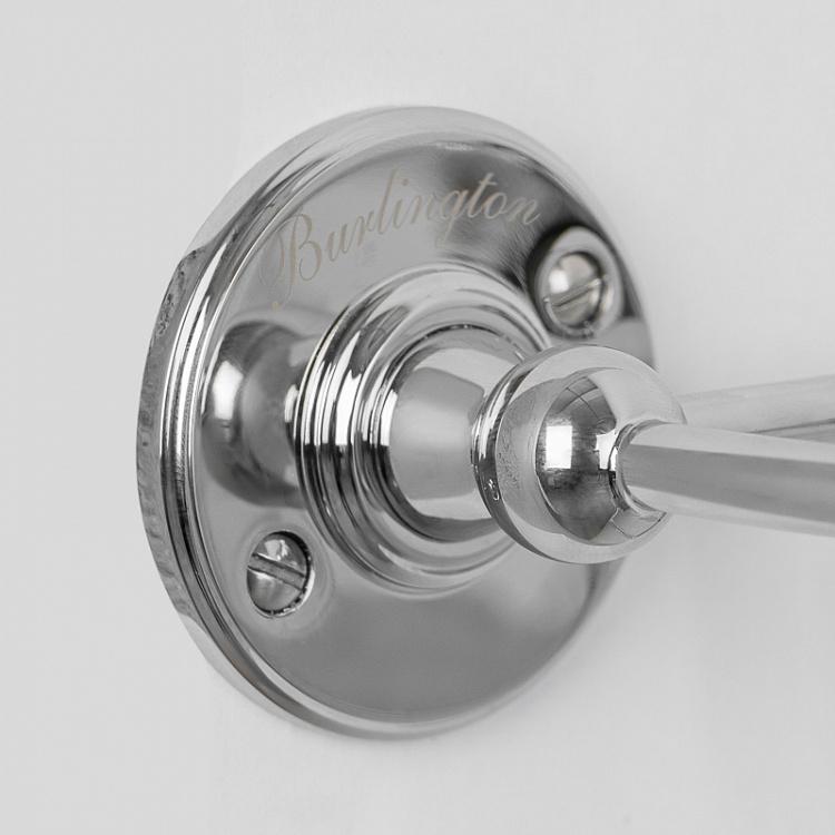 Угловая полка-решётка цвета хром, L Shelf Basket Corner Chrome Large