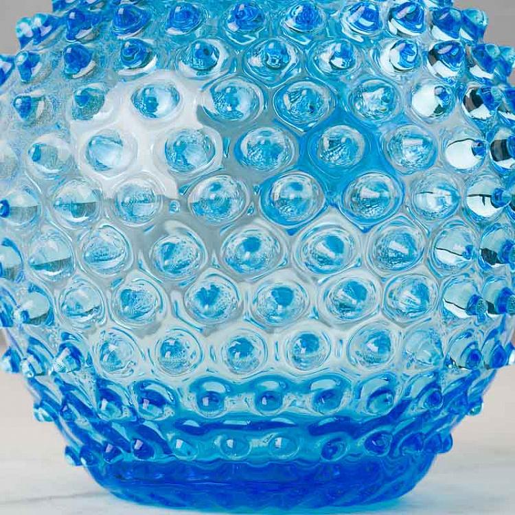 Бирюзовый кувшин Диамант Pitcher Hobnail Turquoise Large