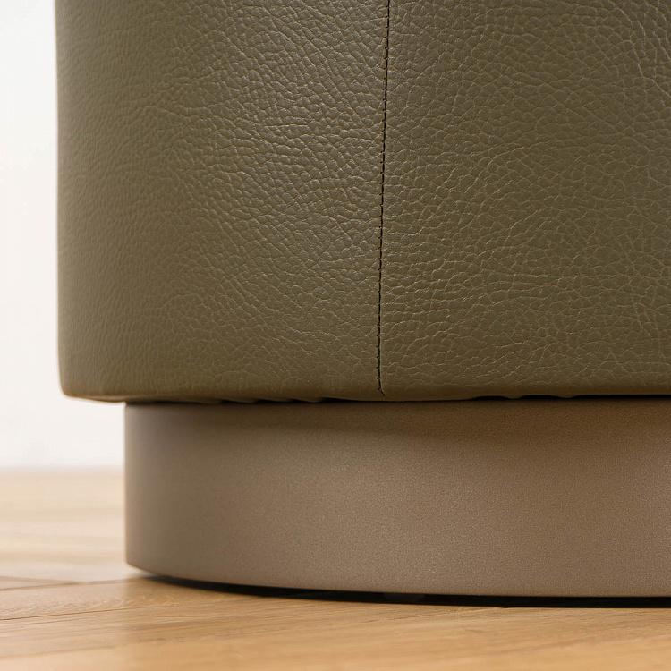 Пуфик Алимена, титановое основание Alimena Pouf, Titanium