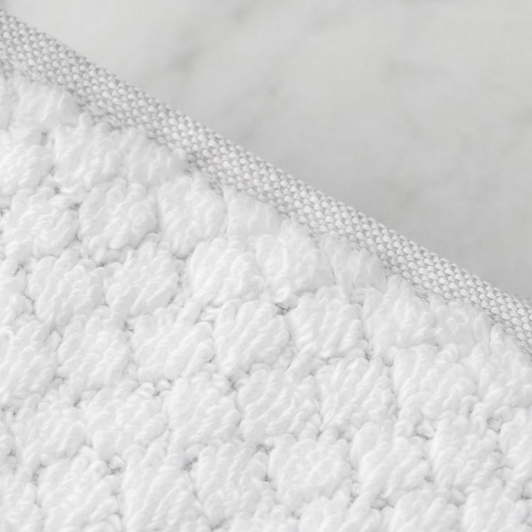 Белое махровое полотенце-салфетка Пунто 30x40 см Punto Washcloth Towel White 30x40 cm