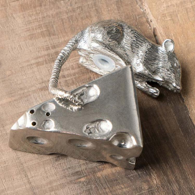 Набор для специй Мышь и сыр Salt And Pepper Mouse And Cheese