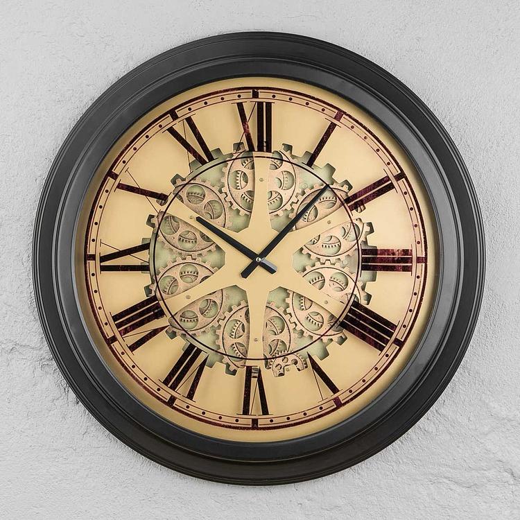Настеные часы с шестерёнками Классика Classic Wall Clock With Gears