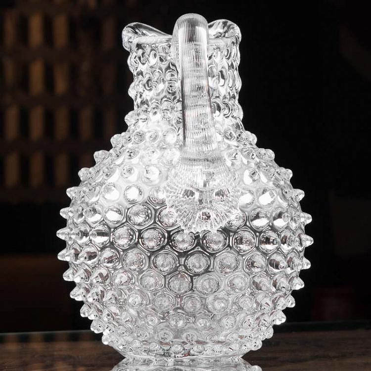 Прозрачный кувшин Диамант, L Pitcher Hobnail Clear Large