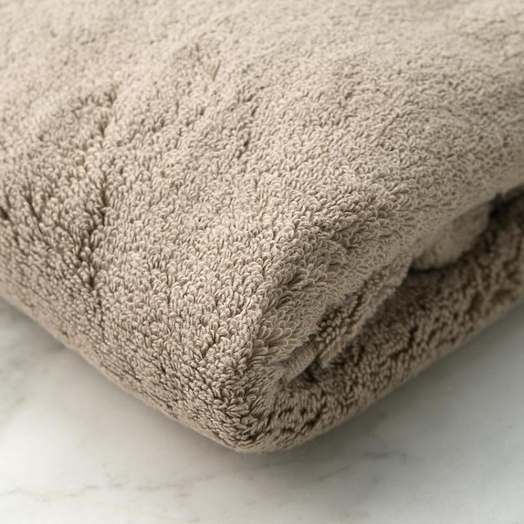 Дымчато-бежевое махровое полотенце для рук и лица Олимпия 50x100 см Olympia Hand Towel Vapour 50x100 cm