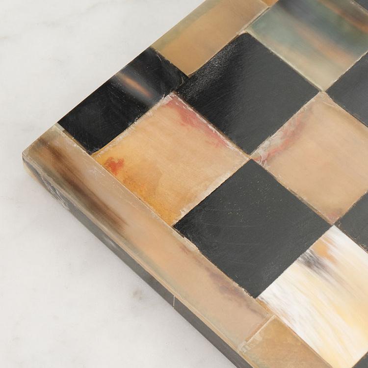 Настольная игра шахматы из рога Буффало Buffalo Chess Game